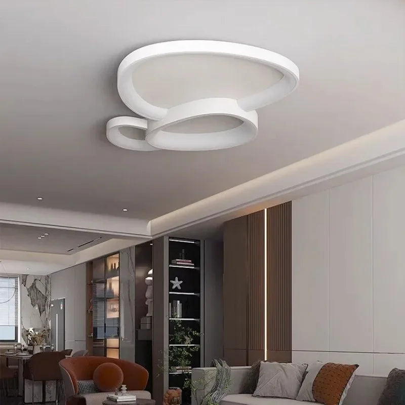 DecorBites™ LED Ceiling Chandelier Lights with Remote Control for Living Room, Bedroom, Dining Room