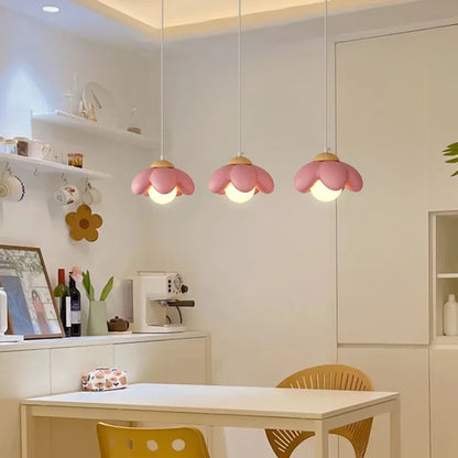 Decorbites™ Sahneblumenanhängerleuchte: Moderner nordischer Stil-Lüster für Schlafzimmer & Wohnzimmer