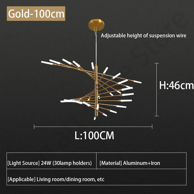 Luxury Firework Pendant Light