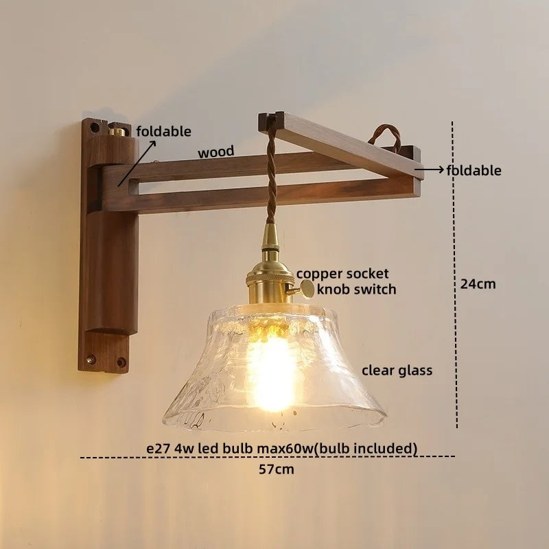 Decorbites™ Klares Glas LED Wandleuchte Moderne Treppenbeleuchtung Heimdekoration