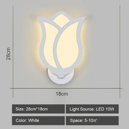 Decorbites™ LED Wandarmatur aus Acryl für Schlafzimmer und Flur, Stil einer Kronleuchter