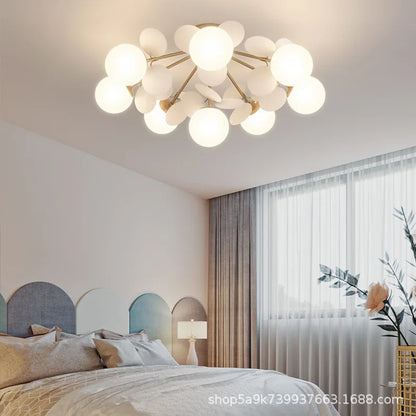 Decorbites™ Kinderzimmer-Glas-Kugeln-Kronleuchter, moderner LED-Deckenleuchter