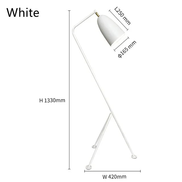Decorbites™ Grashüpfer Stehlampe: Retro Nordisches Macaron-Design für Wohnzimmer, Schlafzimmer, Arbeitszimmer