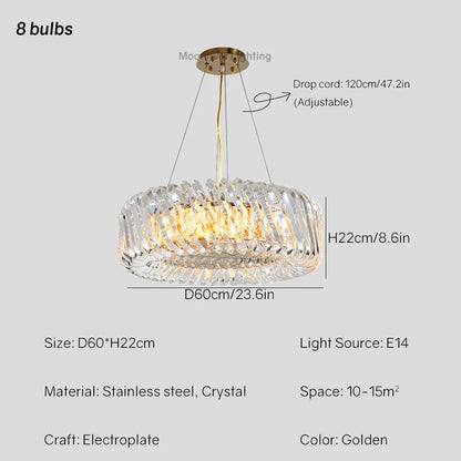 Decorbites™ Kristall-LED-Deckenleuchter: Elegante europäische Pendelleuchten für die Wohnraumgestaltung