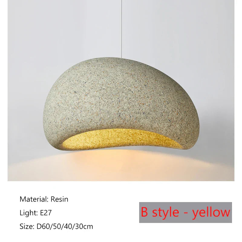 Decorbites™ Japanisches Wabi-Sabi LED-Hängeleuchte Moderne Einfache Wohnzimmer-Schlafzimmer-Kronleuchter
