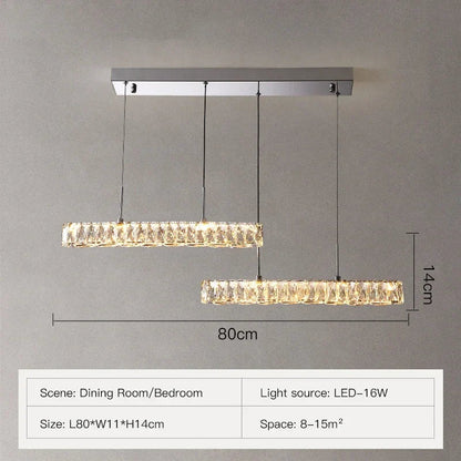 Decorbites™ Kristall-Deckenleuchter-Lampe - Moderne Luxus dimmbare LED-Leuchte