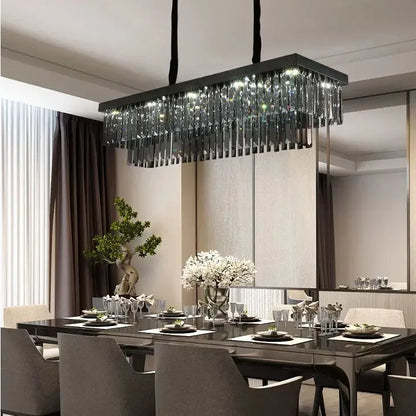 DecorBites™ Gold Crystal Chandelier for Living Room Bedroom Decor