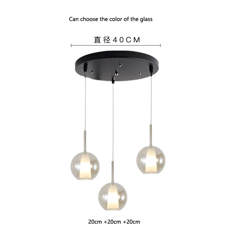Decorbites™ Designer-Glas-Hängeleuchte für Esszimmer, Küche, Loft und Heimdekoration