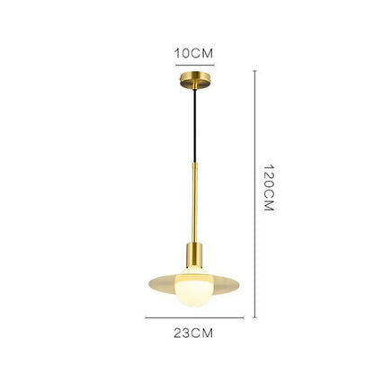 Decorbites™ Glasball-LED-Hängeleuchte: Modernes Monddesign für stilvolle Einrichtung des Zuhauses