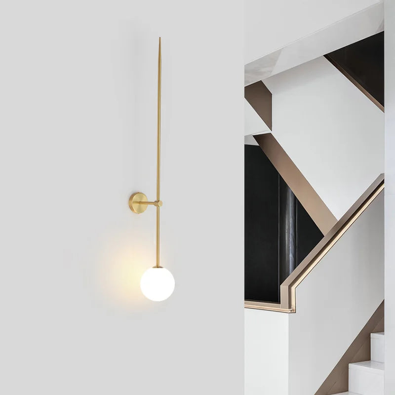 Decorbites™ Glas-Kugeln-LED-Wandleuchten für Zuhause Wohnzimmer Schlafzimmer Bar Treppenbeleuchtung