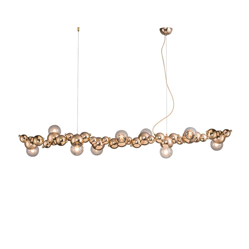 Decorbites™ Designermolekül-Kronleuchter: LED dimmbar Chrom Gold Beleuchtung 2025 Trend