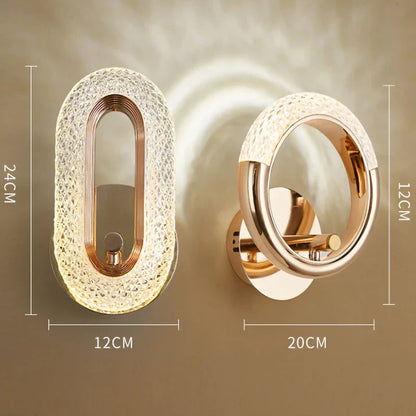 Decorbites™ Kristall-LED-Wandleuchte: Moderne nordische Wandlampen für Wohnzimmer- und Schlafzimmerdekoration