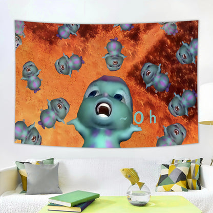 DecorBites™ Funny Cartoon Fantasy Tapestry Fabric Wall Covering for Bedroom Decor