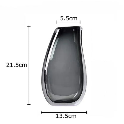 Decorbites™ Doppelglas-Vase Hydroponischer Blumentopf: Schreibtisch-Dekoration, Ästhetik der Blumenarrangements