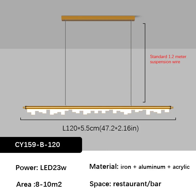 Decorbites™ LED-Hängeleuchter für Esszimmer Kücheninsel Bar Deckenbeleuchtung