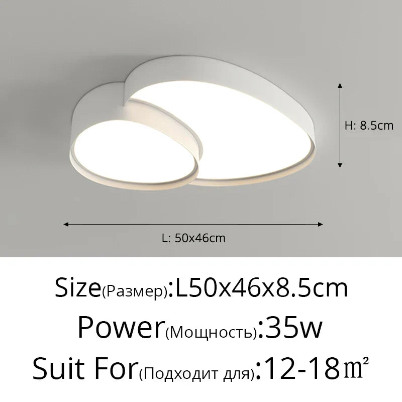 Decorbites™ Deckenleuchten: Modernes & einfaches Einbauleuchte LED-Lampe für Wohnzimmer, Schlafzimmer, Arbeitszimmer