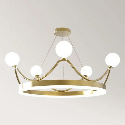 Decorbites™ Krone LED Kronleuchter: Elegante Ring-Lüster Pendellampe für Kinderzimmer