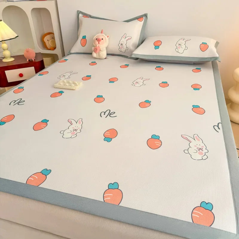 Decorbites™ Antibakterielles Muster-Matratzen-Set | Hautfreundlich & Weiche Matratze | Sommer-Klimaanlage
