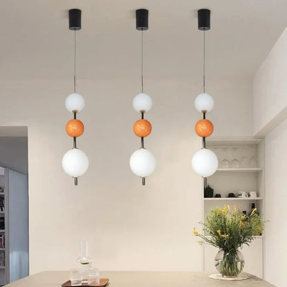 DecorBites™ Glass Ball LED Pendant Light for Living Dining Bedroom