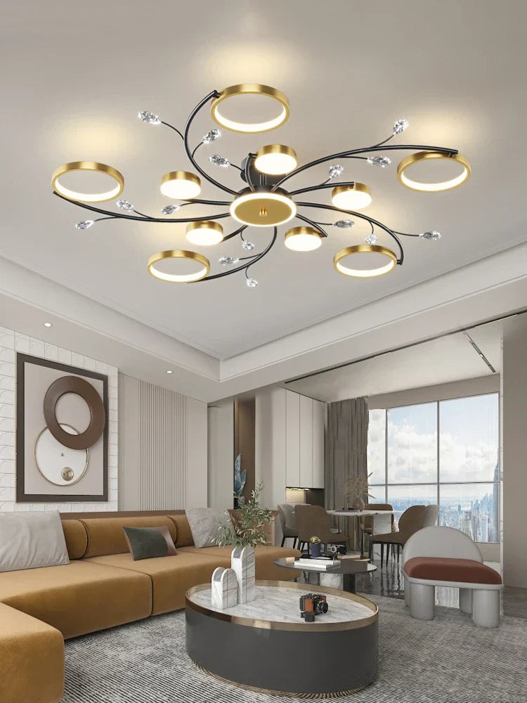 Decorbites™ LED-Kronleuchter: Moderne Innenbeleuchtung für das gesamte Haus – für Schlafzimmer, Wohnzimmer und Esszimmer