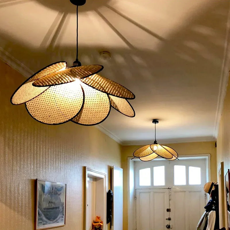 Rattan Wabi Sabi Floor Lamp