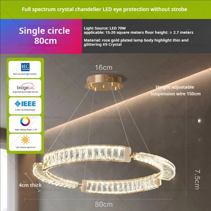 Decorbites™ Leichtes Luxus-Kristall-Lüster für elegante Wohn- und Essensatmosphäre