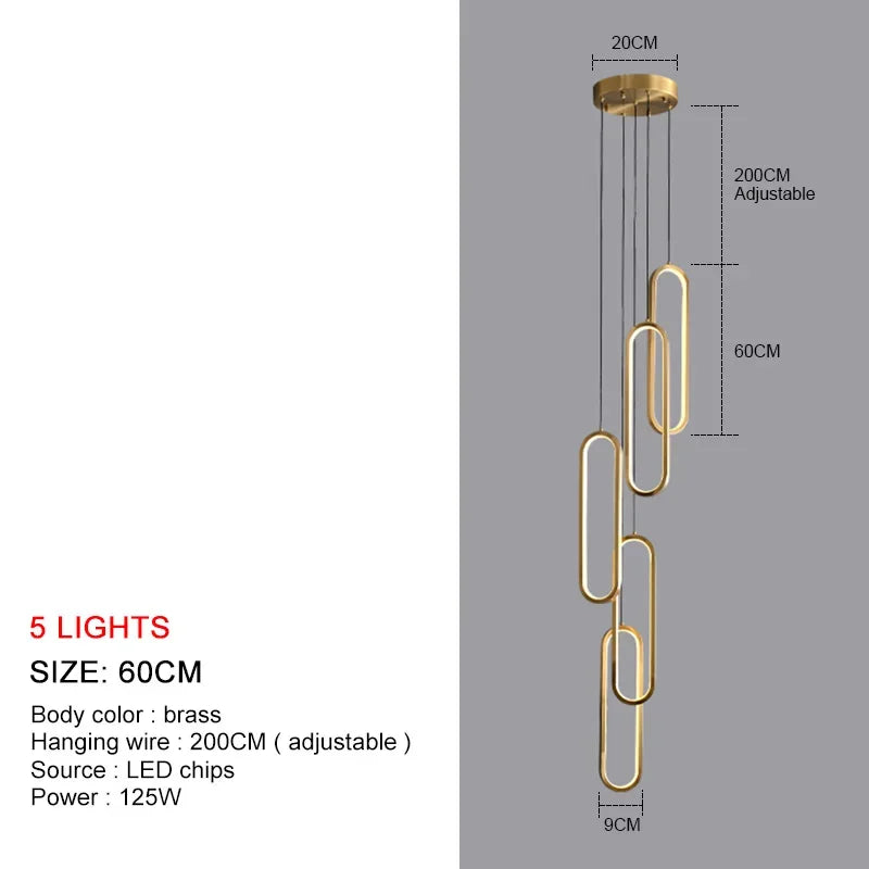 Decorbites™ LED-Kronleuchter: Moderne Pendelleuchten für Wohnzimmer und Esszimmer zur Heimdekoration