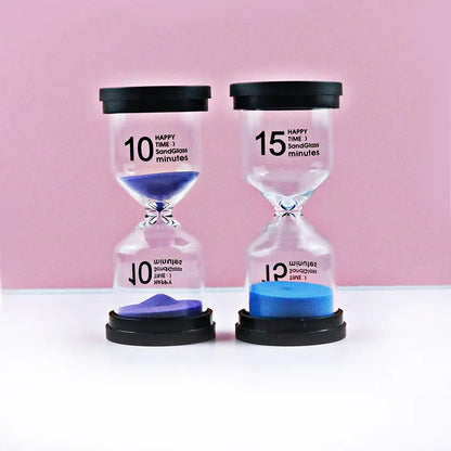 Decorbites™ Kinder 30-Minuten Sanduhr Timer für Hausaufgaben, Zähneputzen, 7 Farben