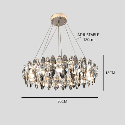 Decorbites™ Kristall dimmbare LED-Pendantleuchten: Moderne Innenraum-Kunsthängeleuchten