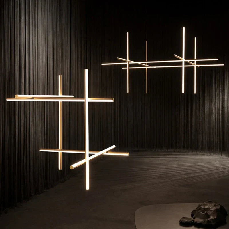 Italian Linear Ceiling Chandelier