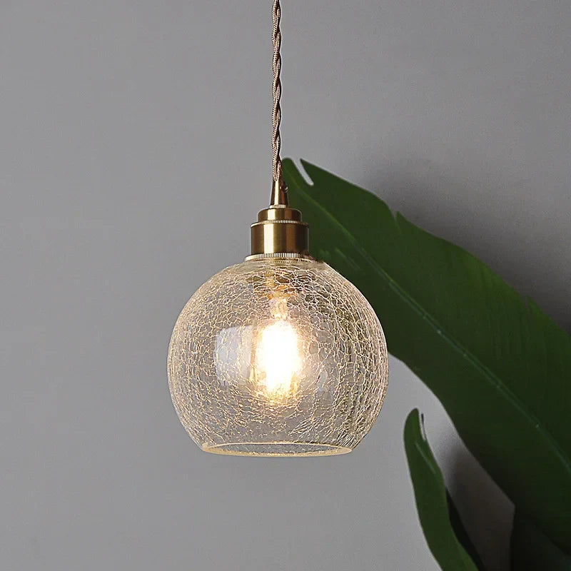DecorBites™ Glass Globe LED Pendant Light - Adjustable Modern Nordic Hanging Fixture