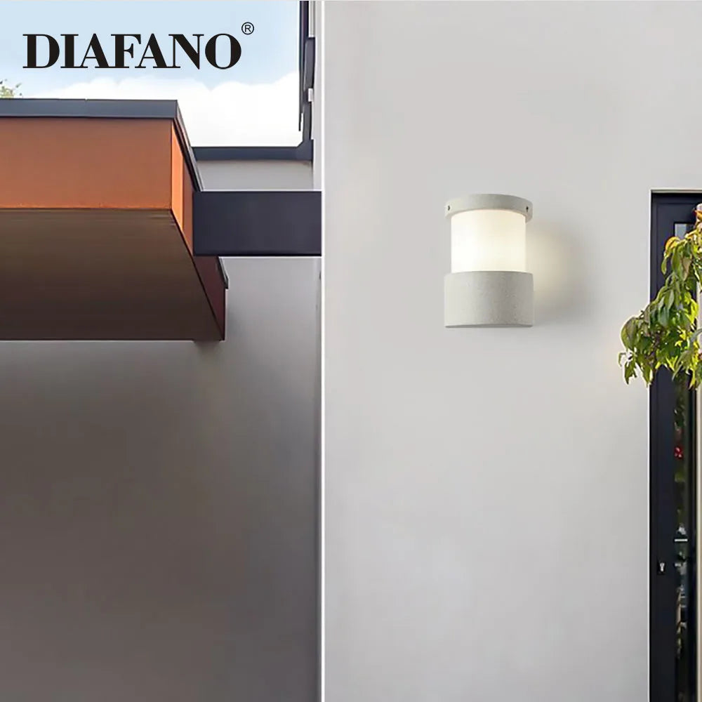 Decorbites™ Beton-Außenwandlampe | IP65 wasserdichte Wandbeleuchtung für Hof, Balkon & Tür