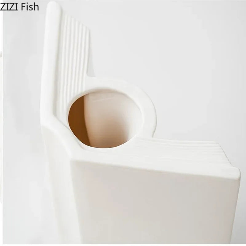 DecorBites™ Creative Flowers Desk Decoration Vase | Artificial Floral Decor for Aesthetic Rooms