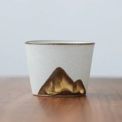 DecorBites™ Japanese Ceramic Tea Coffee Cup Porcelain Drinkware Mug - Single Pottery
