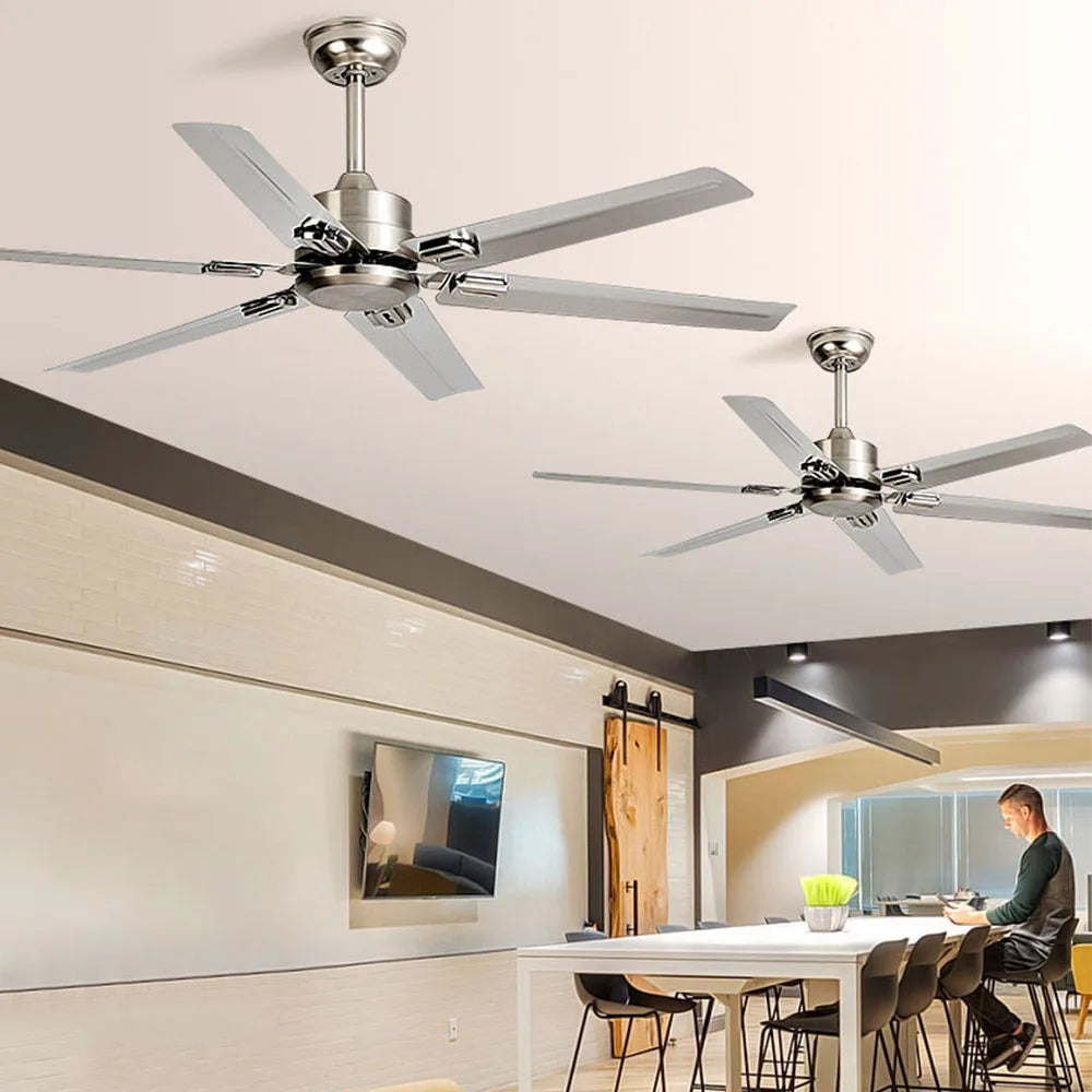 Steel 6-Blade Ceiling Fan