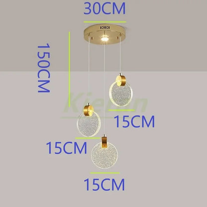 Decorbites™ Kristall-LED-Kronleuchter: Moderne 5-Kopf-Highlight für Schlafzimmer-, Bar- und Arbeitszimmerdekoration