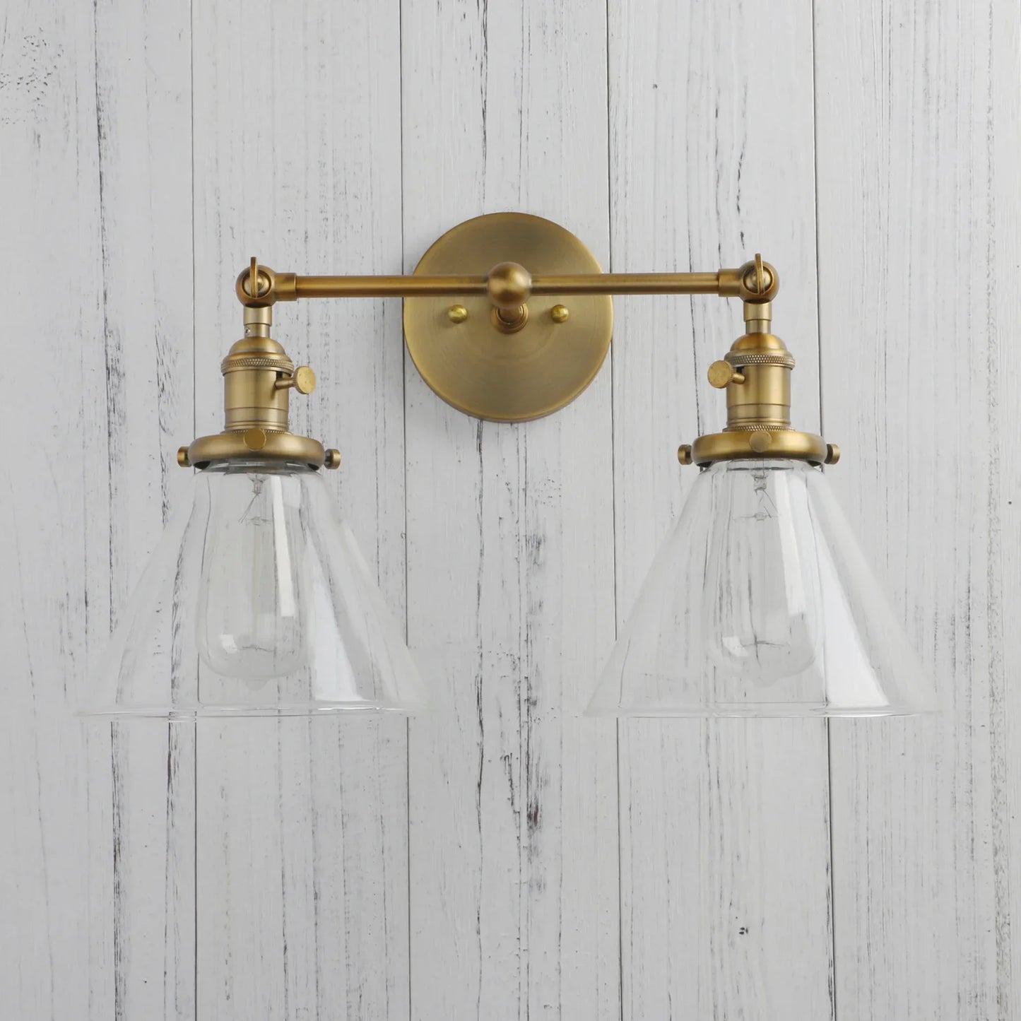Decorbites™ Trichter-Glas-Wandleuchte für Schlafzimmer- und Loft-Dekoration