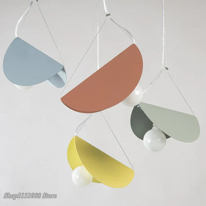 DecorBites™ Geometric Iron Pendant Light for Dining Room Bedroom Children's Room
