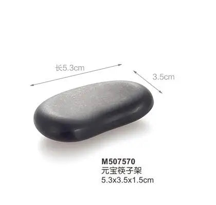 Decorbites™ Japanischer Stil Schwarze Legierungs-Essstäbchen - 10 Paare | Rutschfest, Feuchtigkeitsbeständig, Hitzebeständiges Tafelgeschirr