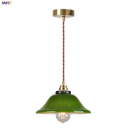 Green Glass LED Pendant