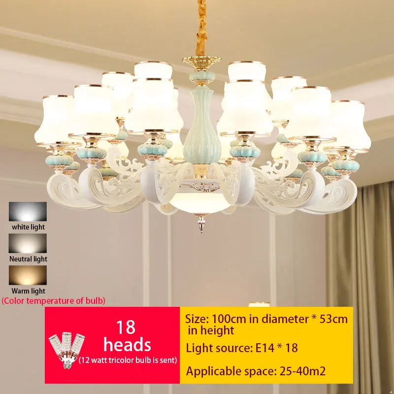 Decorbites™ Deluxe Duplex Wohnzimmer-Kronleuchter – Elegante Villa- & Hotel-Pendantbeleuchtung