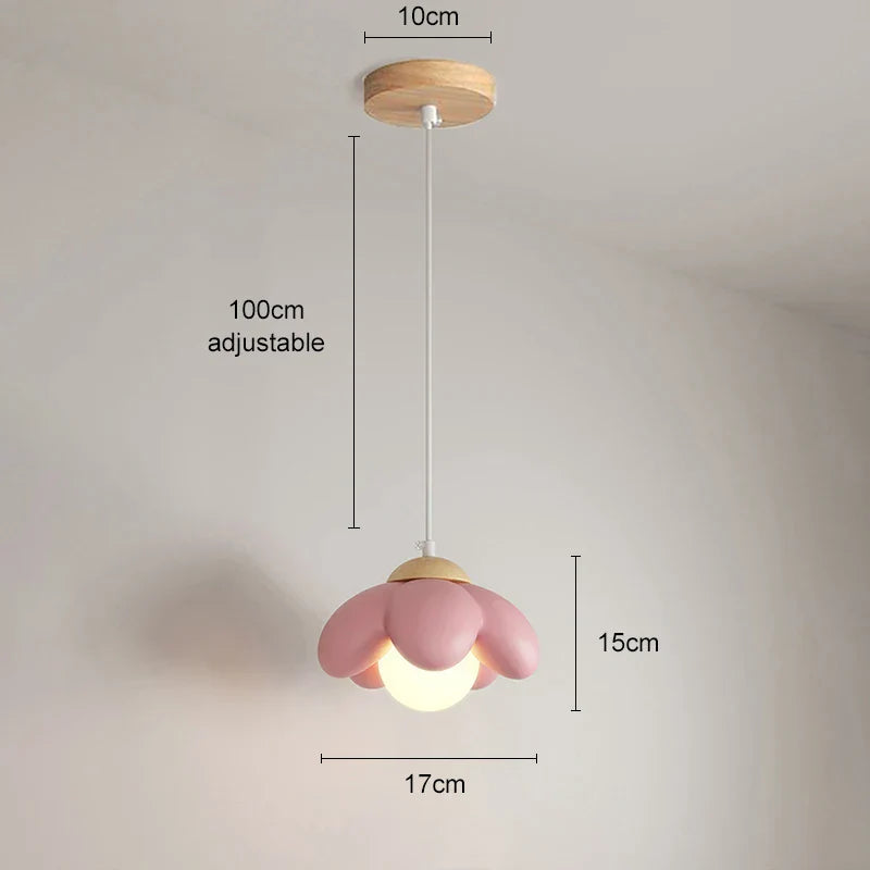Decorbites™ Sahneblumenanhängerleuchte: Moderner nordischer Stil-Lüster für Schlafzimmer & Wohnzimmer