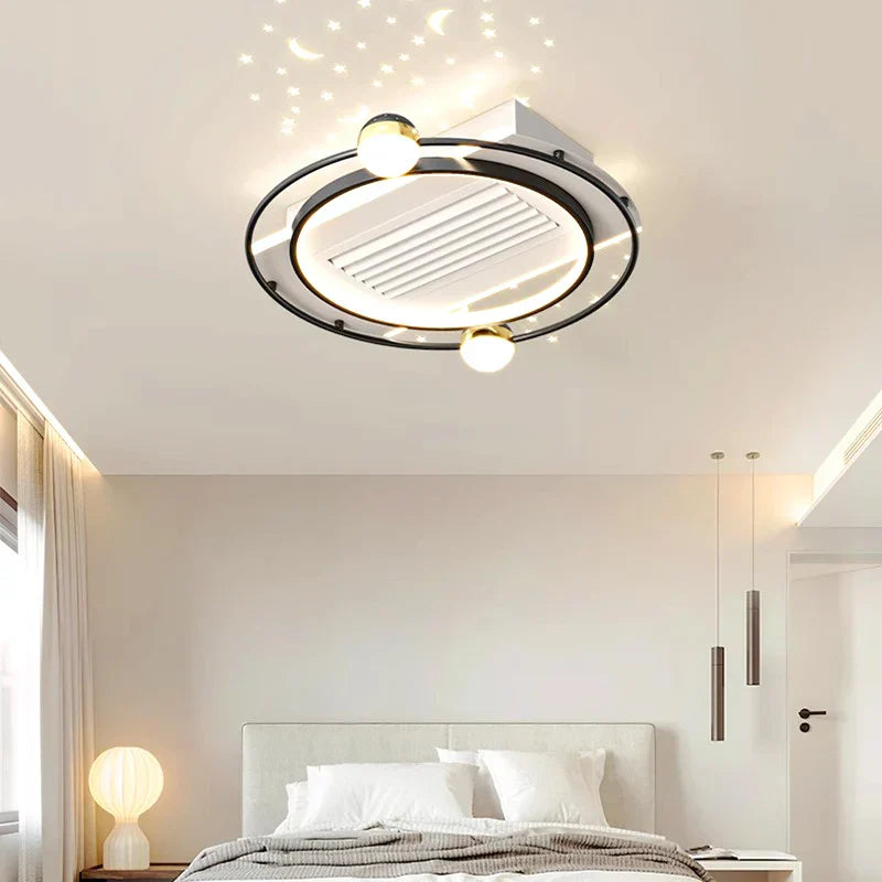 Decorbites™ Kinderzimmer-Deckenventilator mit Fernbedienung und modernem LED-Licht