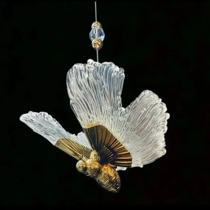 DecorBites™ Luxe Bedside Lamp, Butterfly Pendant, Minimalist Living Room Bar Desk Light
