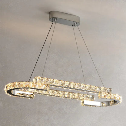 Decorbites™ Kristall-LED-Hängeleuchten Chromstahl Moderne Luxusarmaturen