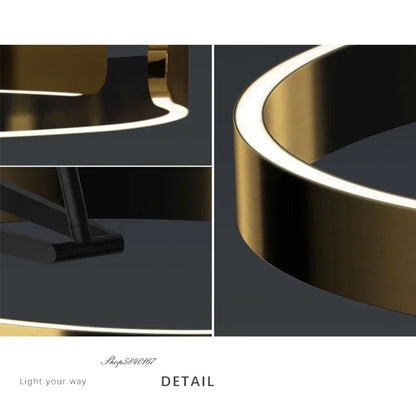 Decorbites™ kreisförmige Leucht-LED-Stehlampe für elegante Wohnräume