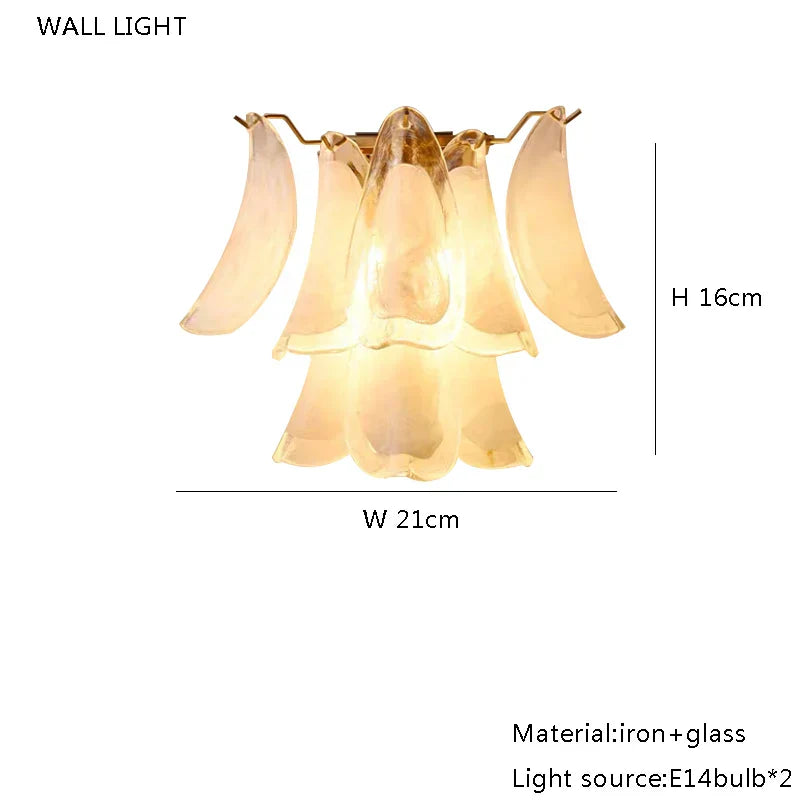 DecorBites™ French White Glass Pendant Lights: Luxury LED Hanging Lamps for Living & Dining Rooms