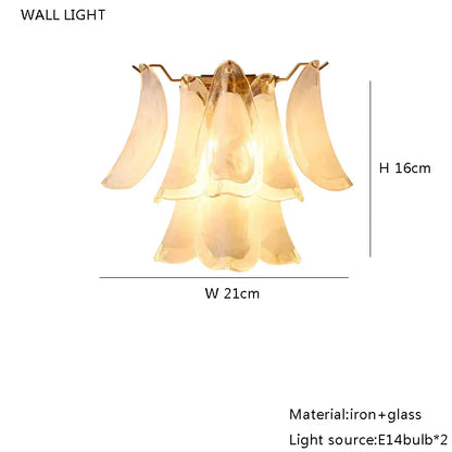 DecorBites™ French White Glass Pendant Lights: Luxury LED Hanging Lamps for Living & Dining Rooms