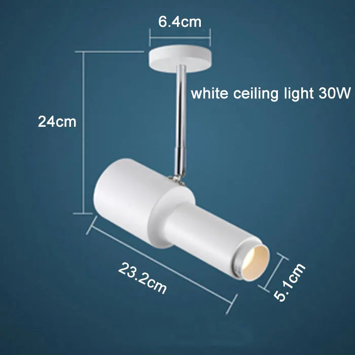 DecorBites™ Adjustable Focus LED Track Lights for Commercial Spaces