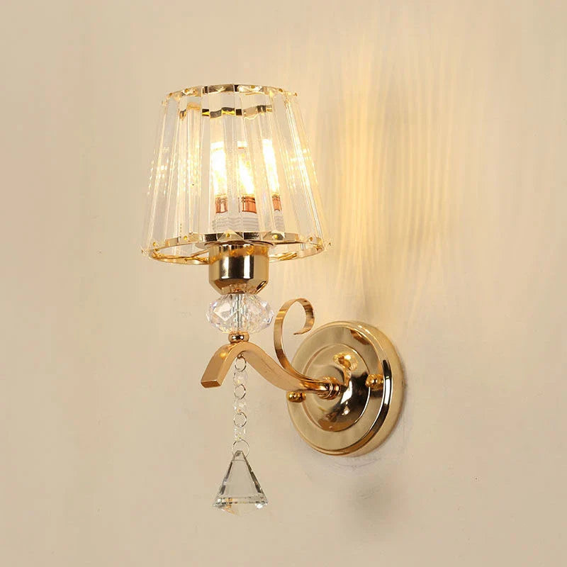 DecorBites™ Crystal LED Wall Lamp for Home Decor - Modern Sconce Light Fixture for Living Room & Bedroom